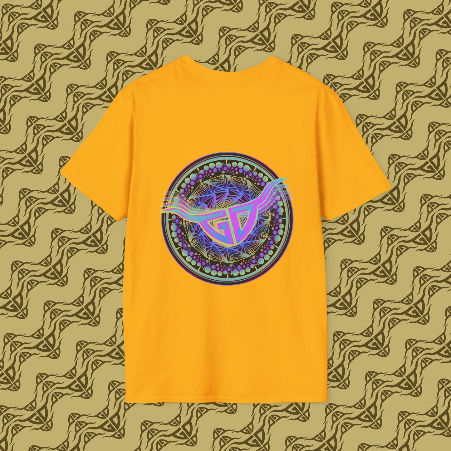 Trippy GD T-Shirt Back Design