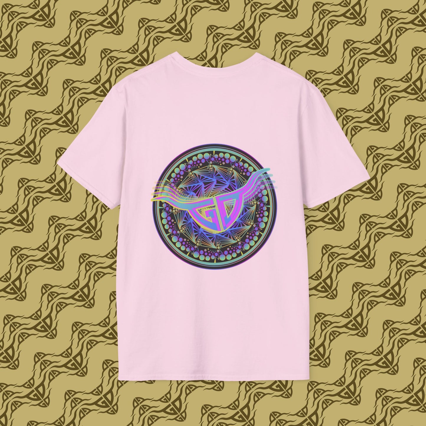 Trippy GD T-Shirt Back Design