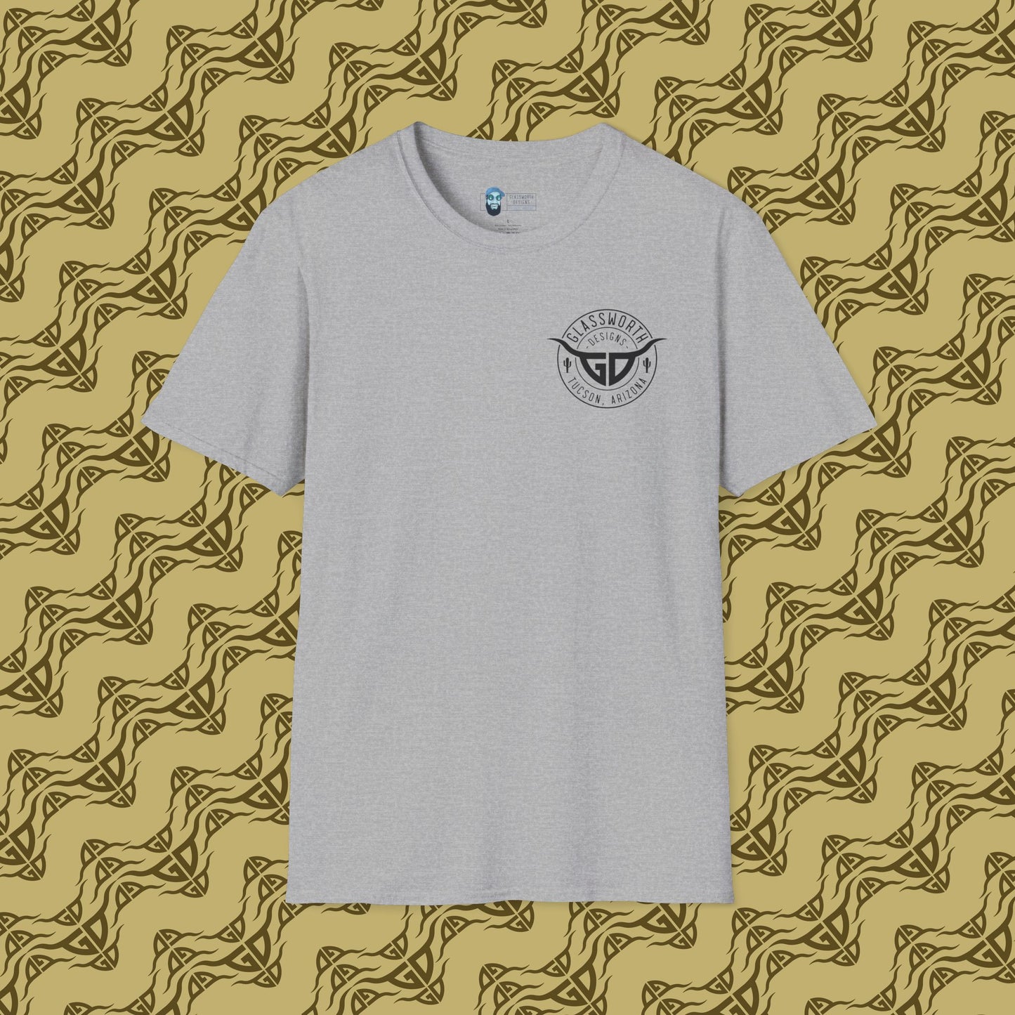 Trippy GD T-Shirt Back Design