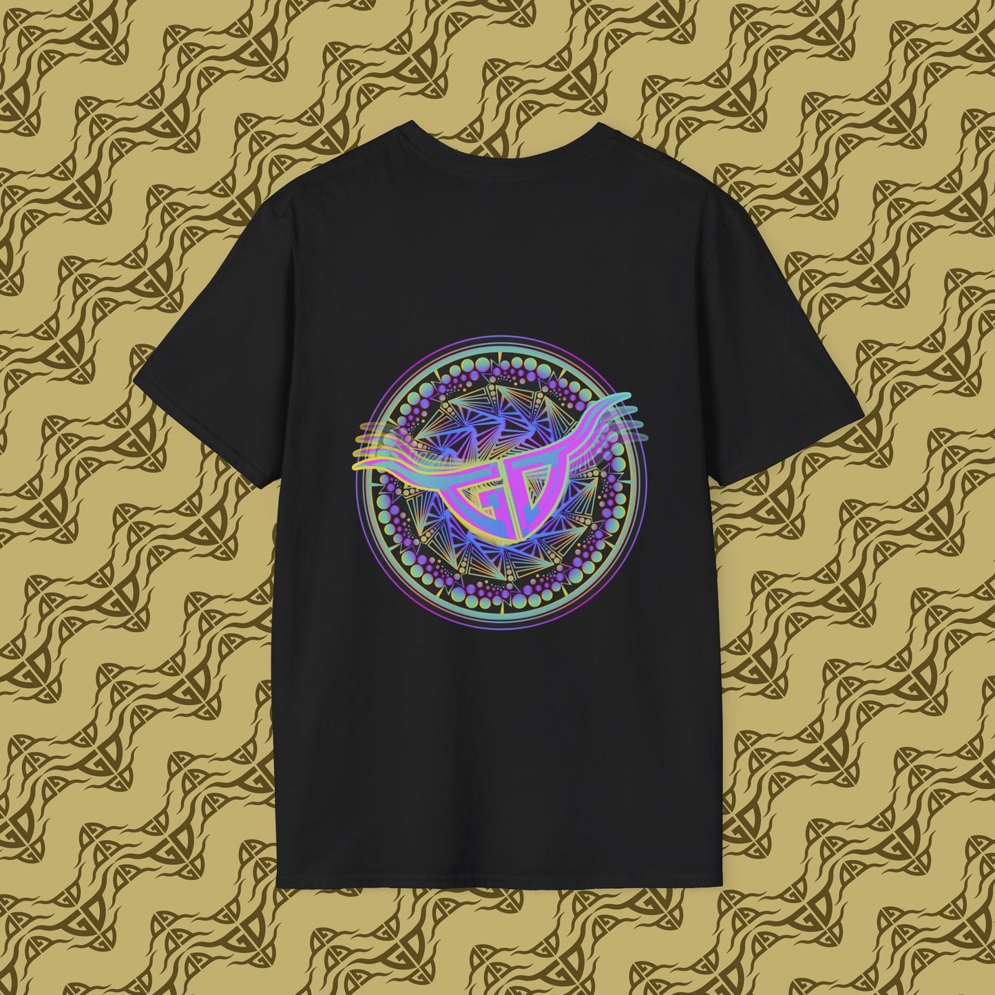 Trippy GD T-Shirt Back Design
