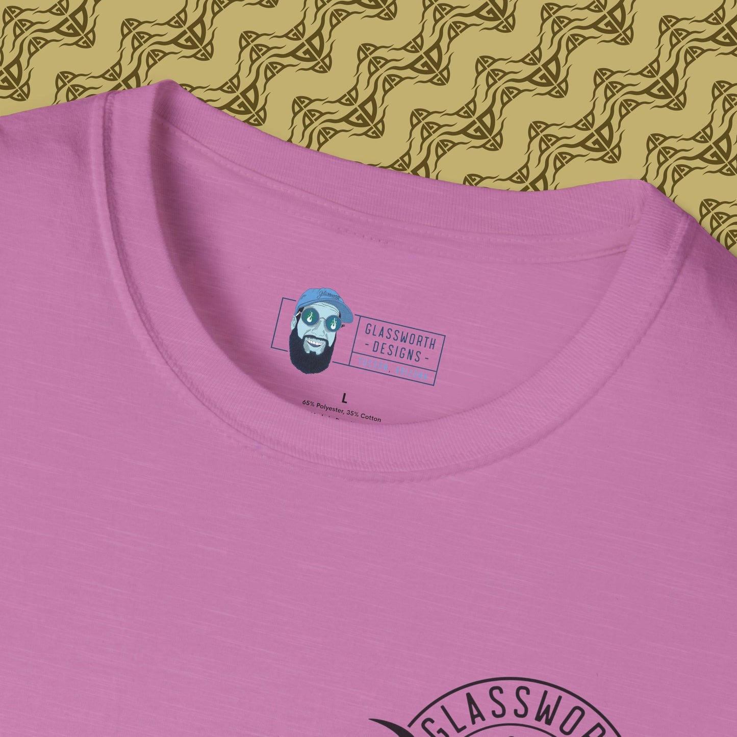 Trippy GD T-Shirt Back Design
