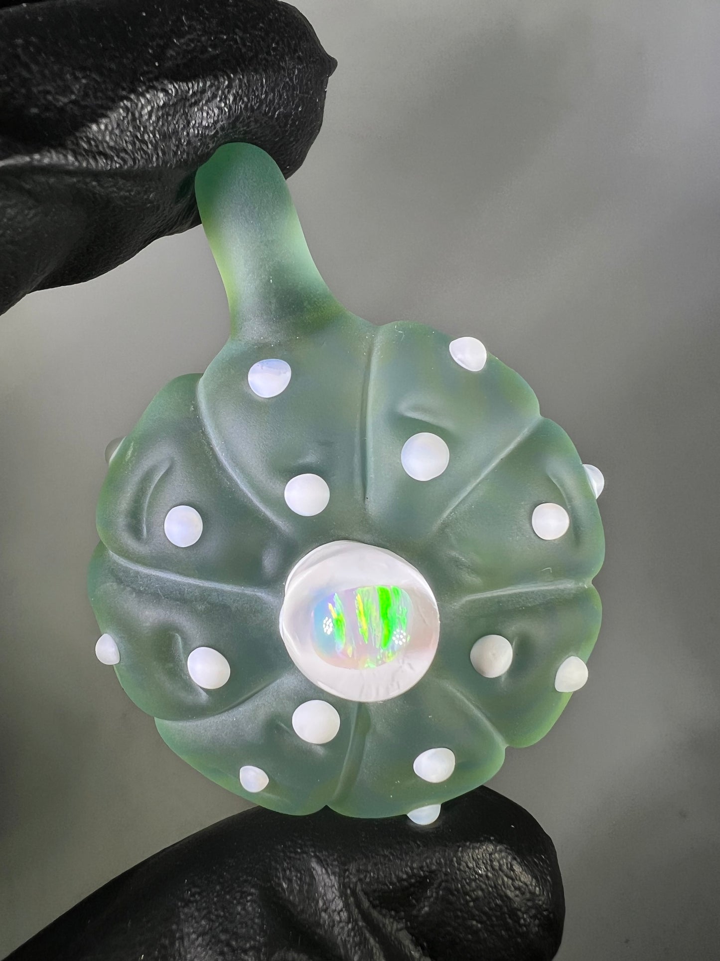 Large 8 Rib Peyote Pendant