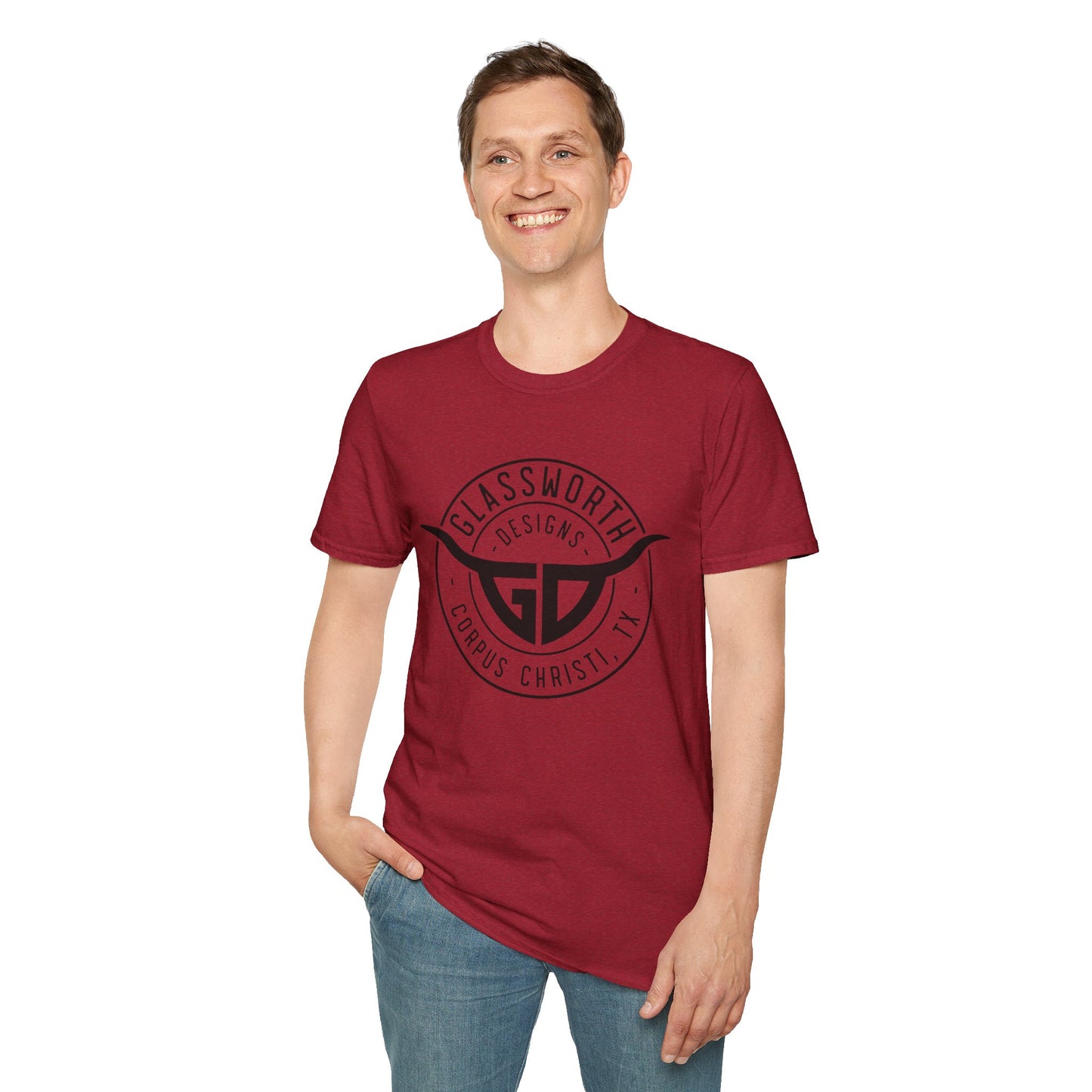 Glassworth Front Unisex Softstyle T-Shirt