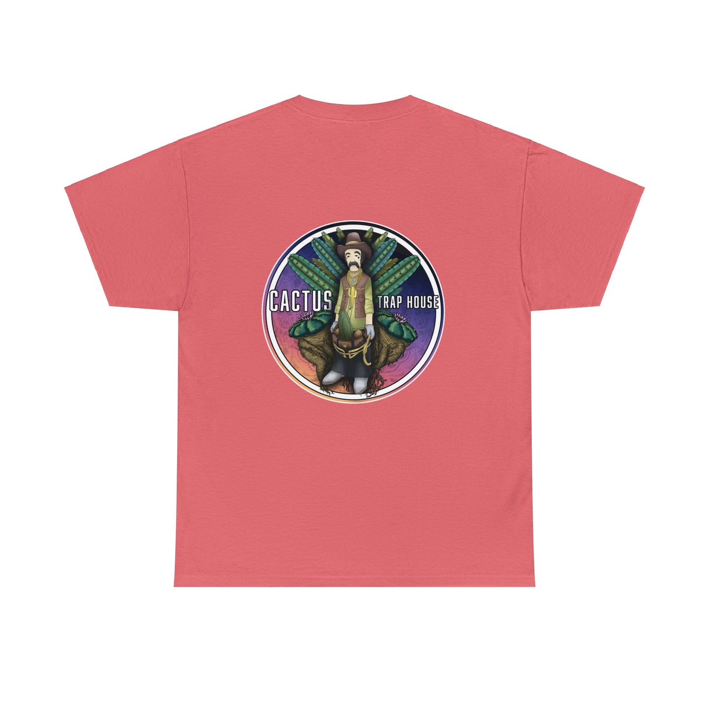 Cactus Trap House Cotton Tee (Back Design)