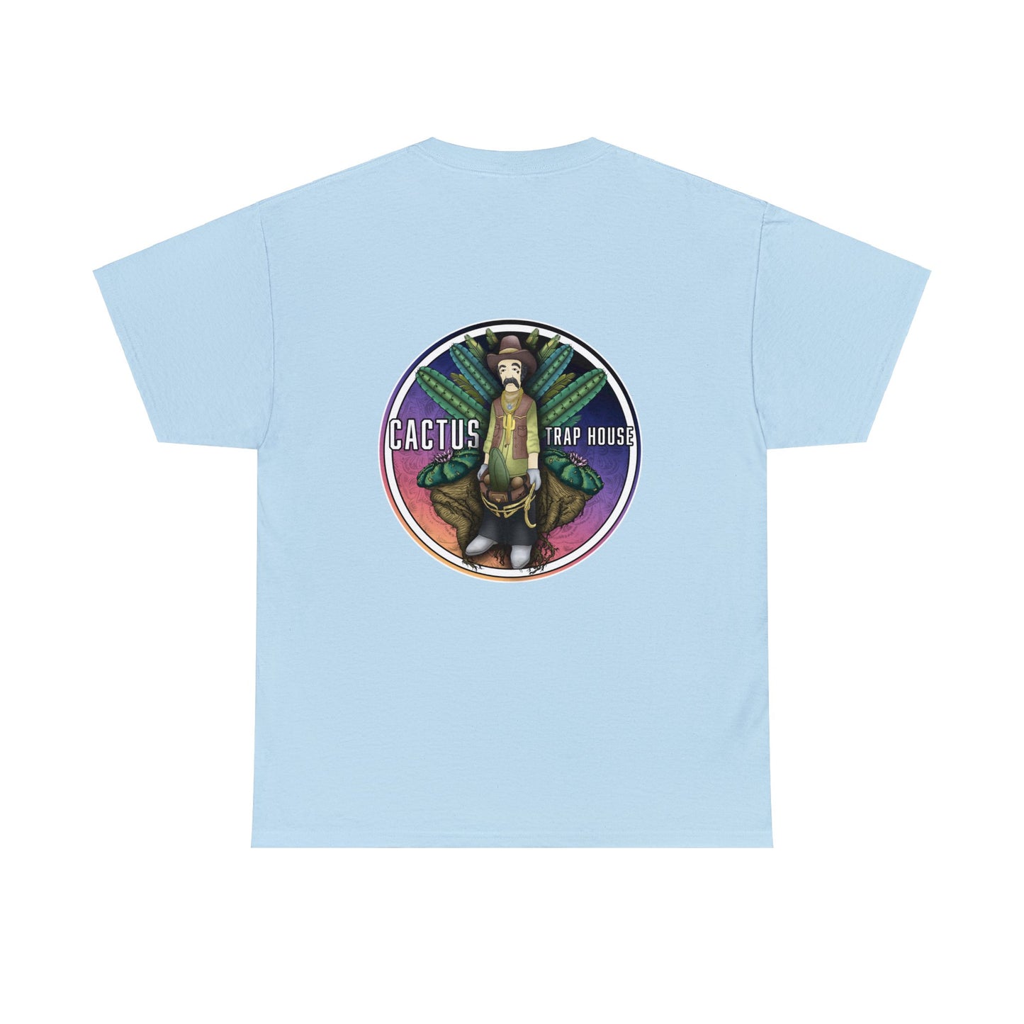 Cactus Trap House Cotton Tee (Back Design)