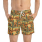 Cactus Sunset Swim Trunks