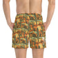 Cactus Sunset Swim Trunks